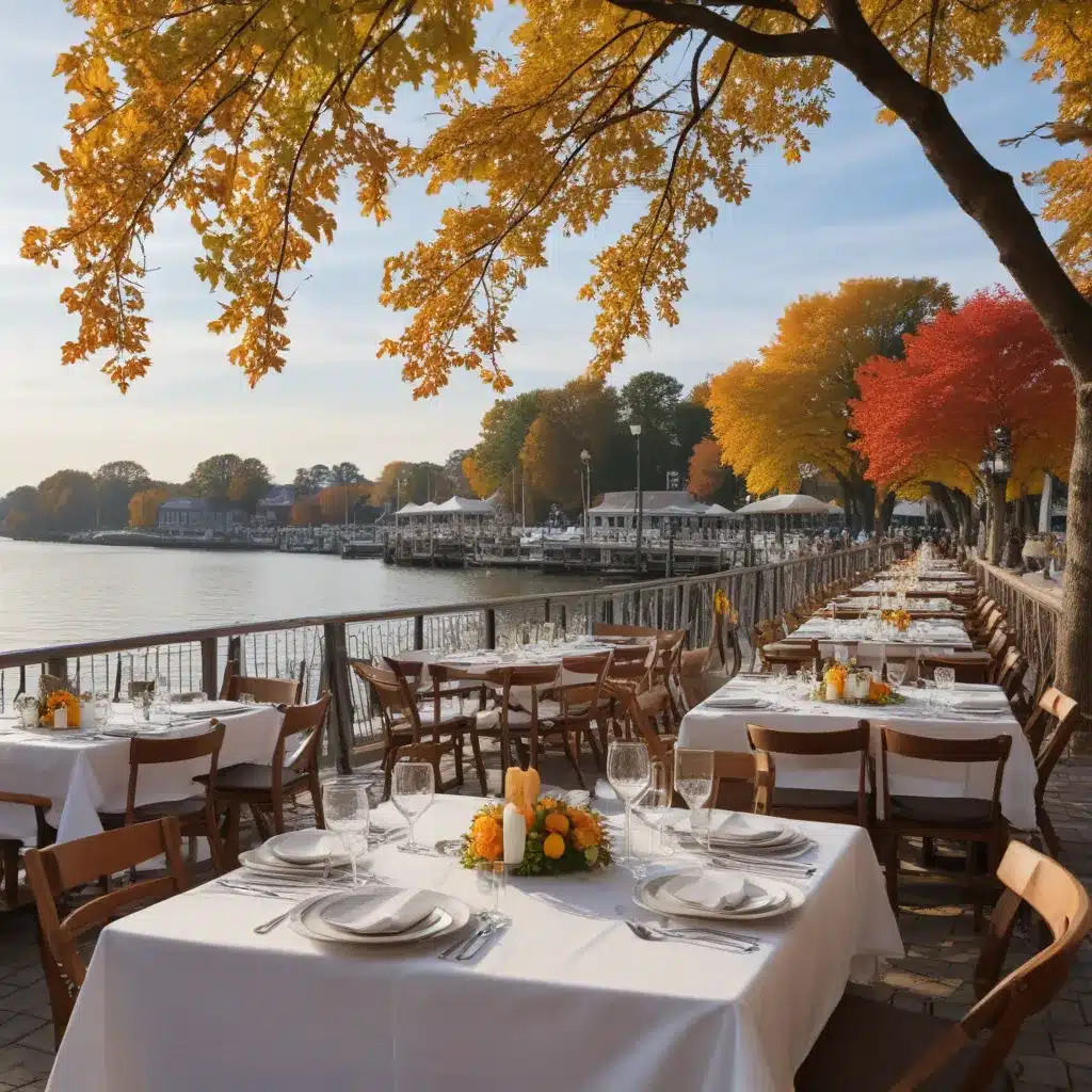 Scenic Waterfront Dining: Highlighting the Flavors of the Changing Seasons