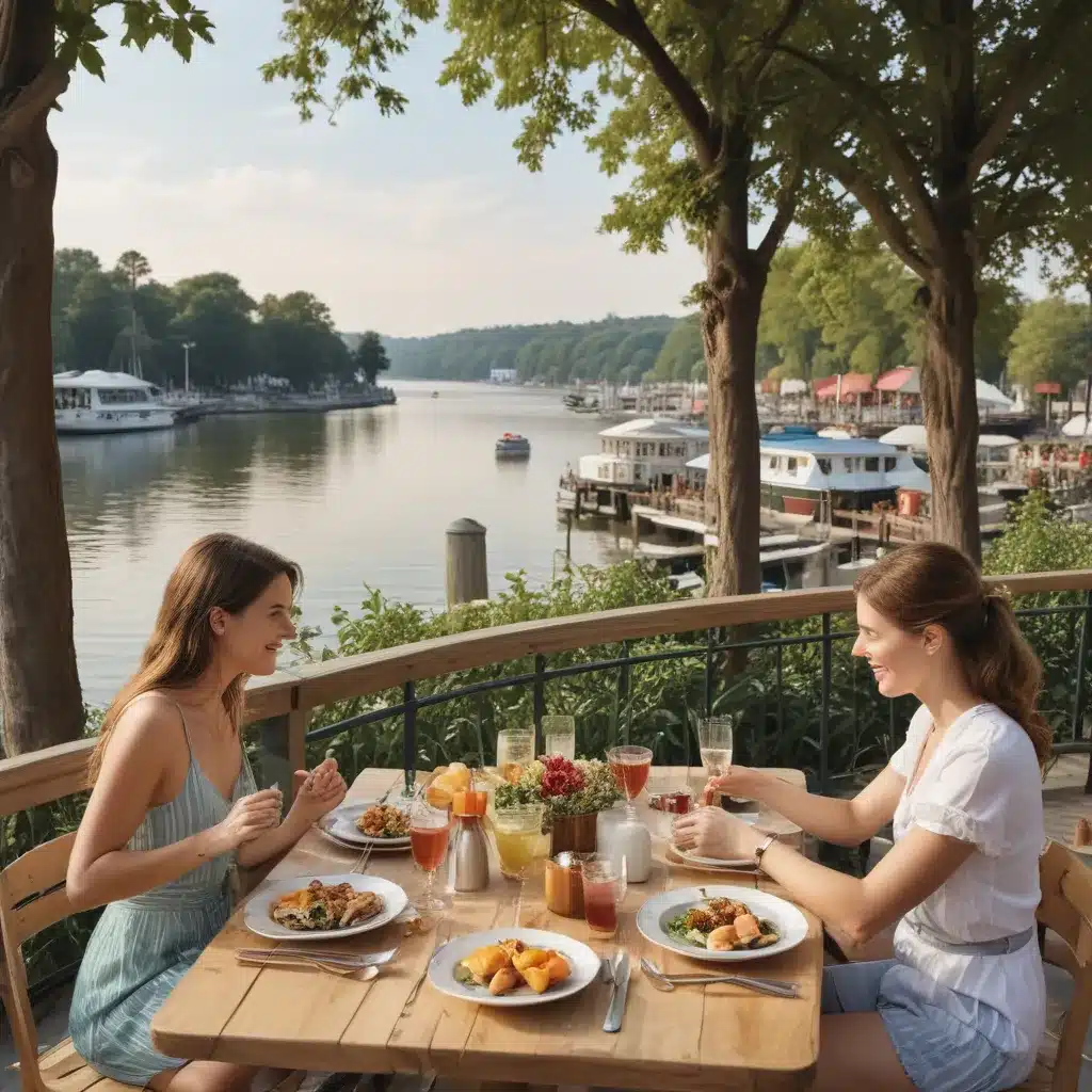 Waterfront Whimsy: Playful Interpretations of Classic Riverside Dining Traditions with Modern Flair