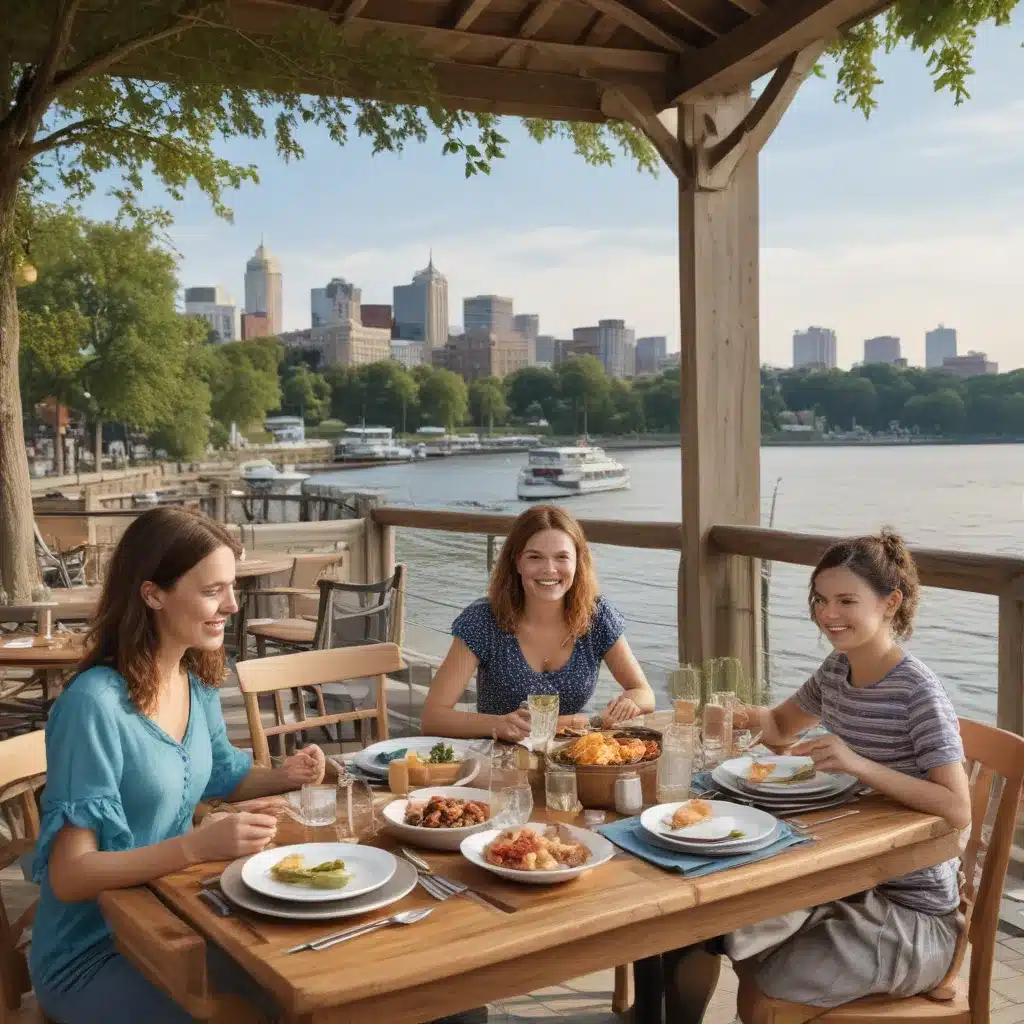 Waterfront Whimsy: Playful Interpretations of Classic Riverside Dining Traditions with a Modern Twist